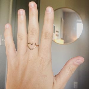 Golden Heart Ring